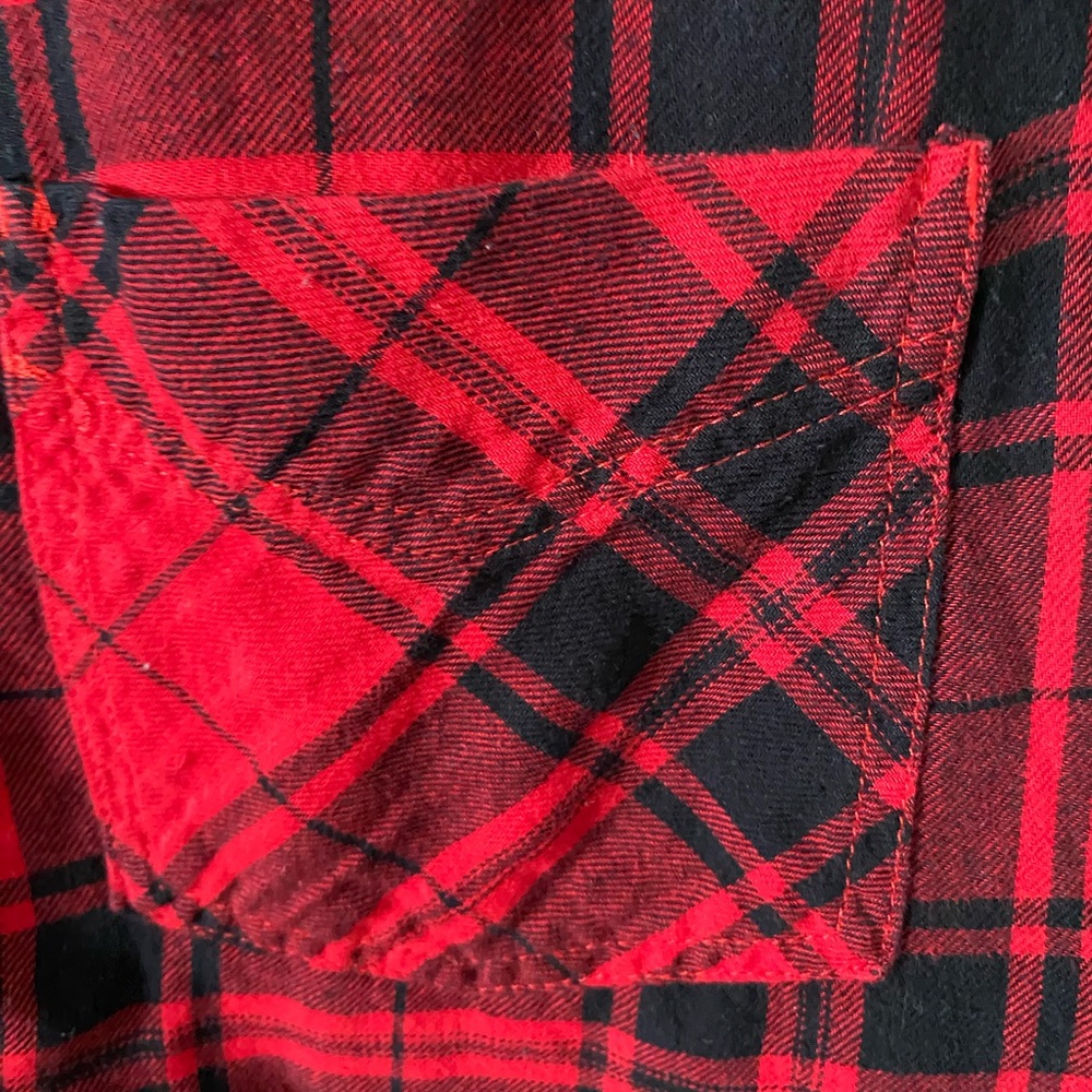 Garage Red and Black Checkered Shirt - Picture 3 of 5